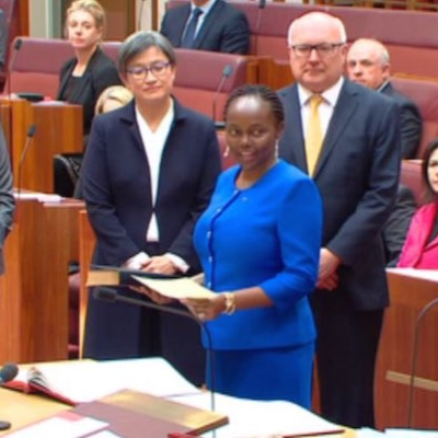 Kenyan-Born Lucy Gichuhi  Sworn in, Becomes First Black Senator in Australia