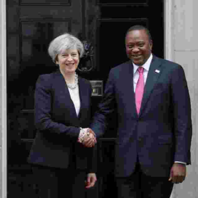 President Uhuru in London, Meets with British Prime Minister Theresa May