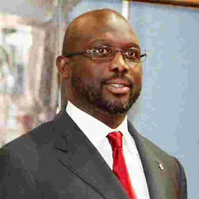 Former Football Great George Weah Leads in the Race for Liberian President
