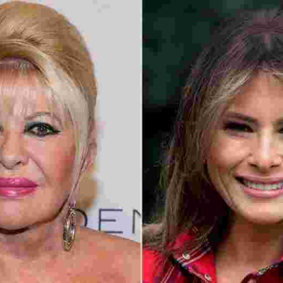 Ivana Trump (left) and Melania Trump Melania Trump Fires Back after Trump's Ex Calls Herself 'First Lady'