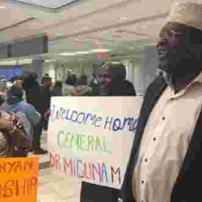Miguna Treated to a 'Grand' Reception by Kenyans in Canada [VIDEO]