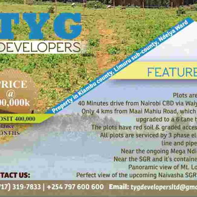 Plots for Sale in Limuru, Kiambu County