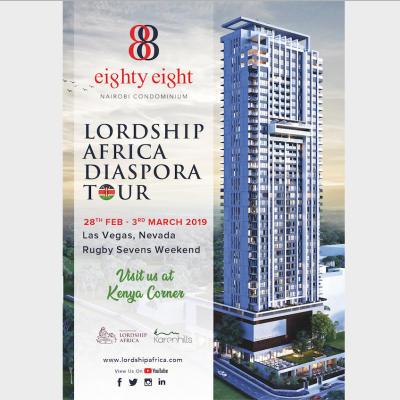 88 Nairobi Lordship Africa to Showcase its Latest Development, 88 Nairobi (Sub-Saharan Africa Tallest Residential Building), in Las Vegas