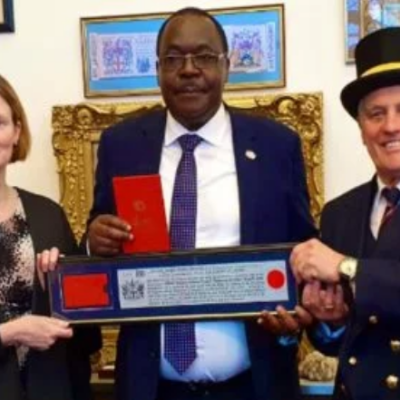 Kenyan Juvenal Shiundu Honored with Freedom of the City of London Award