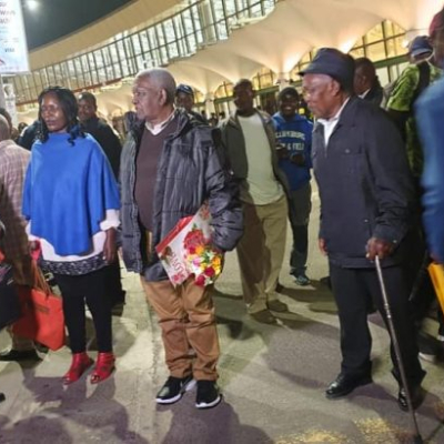 84-Year-Old Kenyan Man Returns Home to Rousing Reception After Living in the US for 60 Years