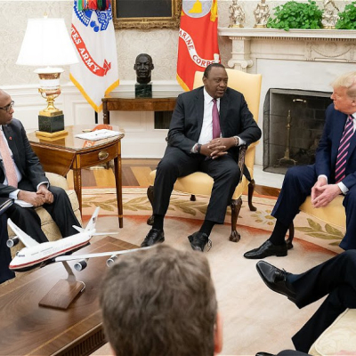 Uhuru Meets Trump at the White House 