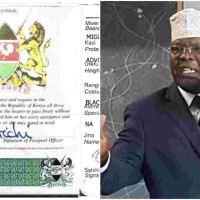 Miguna Miguna Gets Back His Kenyan Passport Confiscated by Immigration Officers in 2018