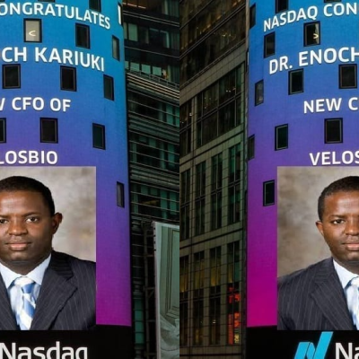 Kenya's Dr. Enoch Kariuki Honored by Nasdaq with NY Times Square Billboard 