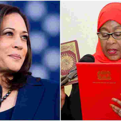 US VP Kamala Harris Sends Message to Tanzania's First Female President Samia Suluhu