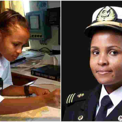 Kenya's First Female Naval Pilot Gets Promoted to 1st Officer at a US Cruise Company 