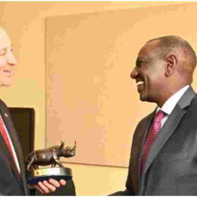 Ruto Meets with Nebraska Governor Pete Ricketts During US Tour 