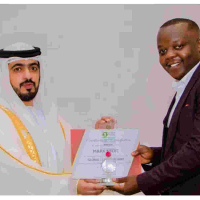 Kenyan Entrepreneur Steve Mark Named Most Influential Youth Leader in Dubai