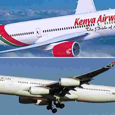 Kenya Airways and South African Airways Sign Code-Share Deal for African Travel 