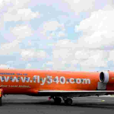 A Fly540 Plane  Kenyan Airline to Pay Woman with Disability Sh400,000 for Discrimination