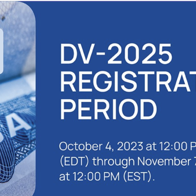 Registration for DV-2025 (US Green Card Lottery) Now Open