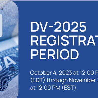 Registration for DV-2025 (Green Card Lottery) Closes on Tuesday, November 7, 2023