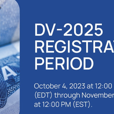 Registration for DV-2025 (Green Card Lottery) Tomorrow - Tuesday, November 7th at 12pm EST
