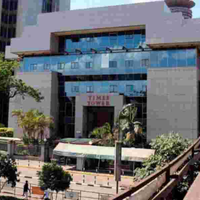 Times Tower in Nairobi, the headquarters of Kenya Revenue Authority KRA Now Clarifies Tax 'Harassment' of Travelers