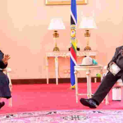 Presidents Samia Suluhu (Tanzania) and Yoweri Museveni (Uganda)  Kenya Misses the Mark in Top 20 Africa's Fastest Growing Economies 2024 Report