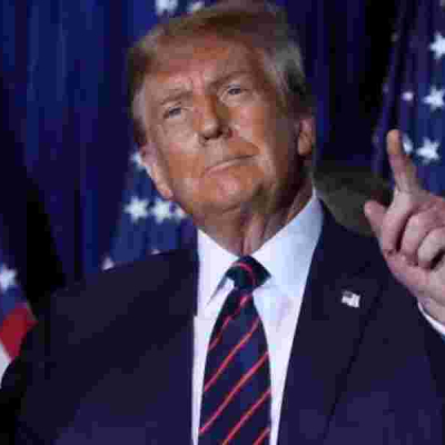 Former US President Donald Trump Former US President Trump's Defamation Trial Intensifies with Sudden Walkout