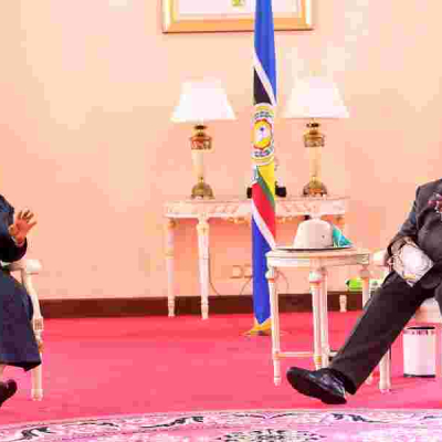 Tanzanian President Samia Suluhu and President Museveni Kenya Lags Behind East African Peers in Employment Ranking