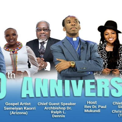 Faith & Grace Worship Center 20th Anniversary Celebration feat. Tanzanian Gospel Artist Christina Shusho: June 28-30, 2024 in Baltimore, MD