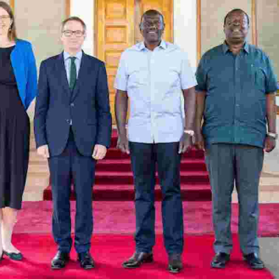 Ruto, British Envoy Wigan Convene for Talks in Kisumu
