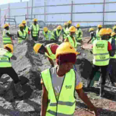Construction Workers in Nairobi  Kenya's Property Sector Struggles as Construction Growth Slows