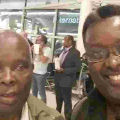 Kaz With his dad Titus UK-Based Family Unable to Bury Father as Metropolitan Hospital Demands Sh8M Medical Bill
