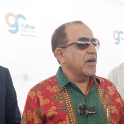 Kisumu City manager Abala Wanga, GulfCap Real Estate Chairman Suleiman Shabal and GulfCap Real Estate CEO Chris Ochieng Kenya's Largest Mixed-Use Project 'LV Marina' Launches in Kisumu with Sh120B Investment