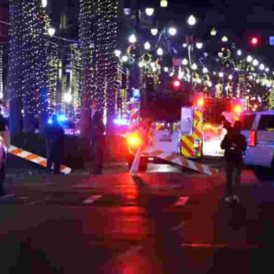 Police Crime Scene  10 Killed as Truck Driver Deliberately Crashes Through French Quarter Crowd in New Orleans