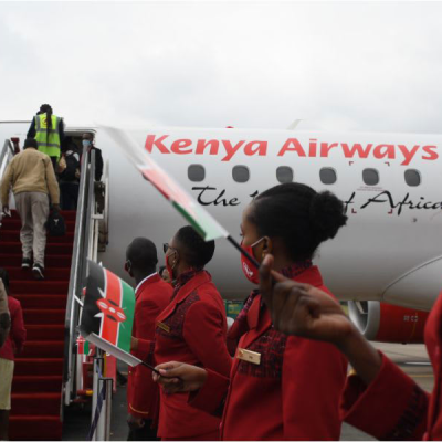 Kenya Airways Passenger Throws Used Sanitary Pads at Airline Employees Over Visa Dispute