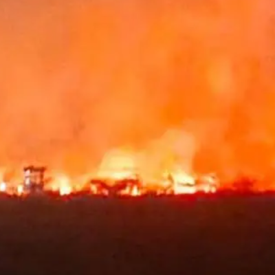 Fire Outbreak on JKIA land