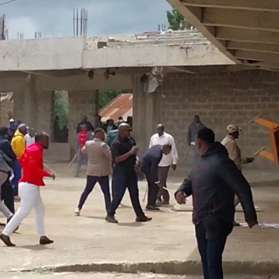 Mob Demands Money and Sets Motorbike Ablaze During Gachagua's Church Visit in Nairobi