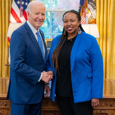 Former US President Joe Biden and Kenyan-born Journalist Polly Irungu Kenyan-Born Polly Irungu Lands Role as Photographer for Maryland Governor Wes Moore