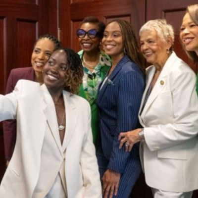 Actress Lupita Nyong'o Taking a Selfie with a Section of Congresswomen and Senators  Lupita Nyong’o Joins US Lawmakers to Push for Uterine Fibroid Health Legislation