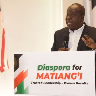 Former Interior Cabinet Secretary Fred Matiang'i Matiang’i Launches 2027 Presidential Bid in Baltimore, Calls for Diaspora Mobilisation
