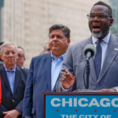 Chicago Mayor Brandon Johnson Chicago Mayor Issues Order Opposing Federal Immigration Raids