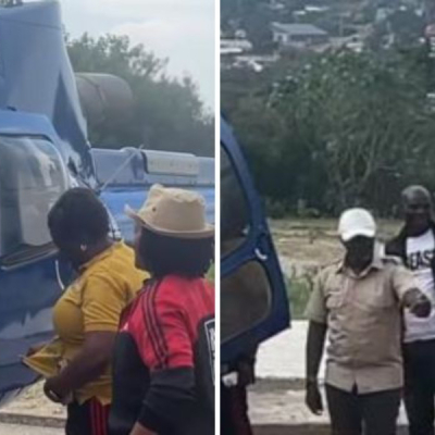Kenyans React as Ida Odinga Lands in Chopper to Pick Daughter at Tom Mboya University