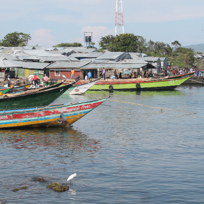 Boats at Ringiti Island in Suba North Ugandan Authorities Arrest 24 Kenyan Fishermen on Lake Victoria