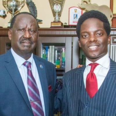 ODM leader Raila Odinga and Kasmuel McOure Raila Sends Kasmuel to Represent ODM at European Parliament