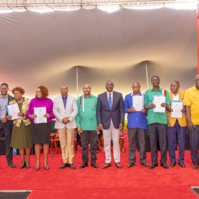 President William Ruto With Teacher Representatives at State House Day School Funding Falls to Lowest Point Since Uhuru’s Presidency