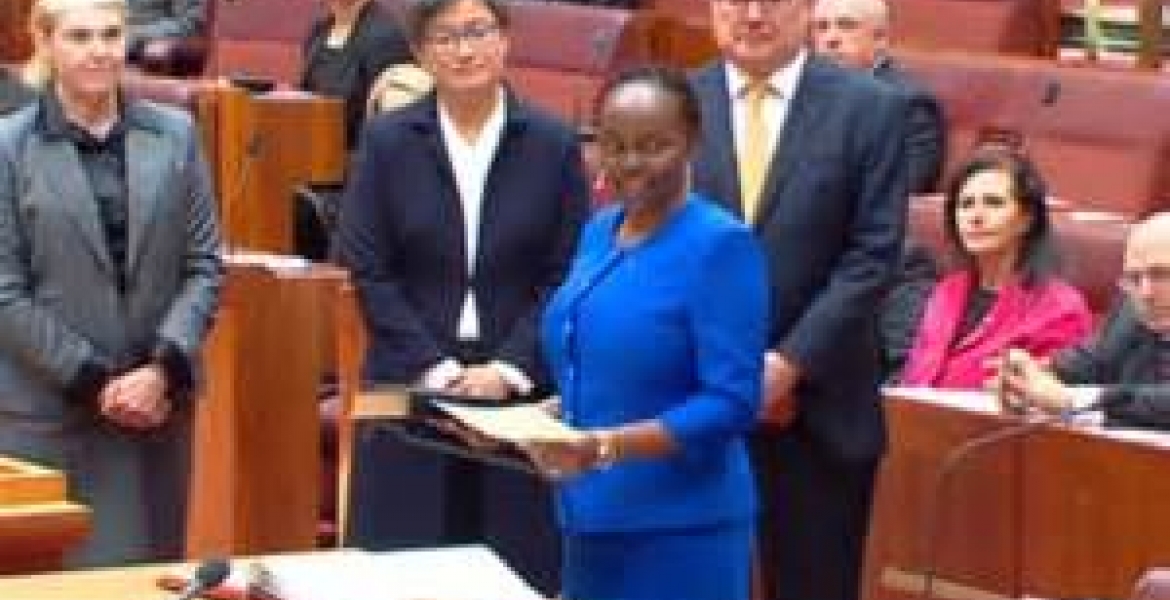 Jubilation in Nyeri Village as Native is Sworn in as Senator in Australia