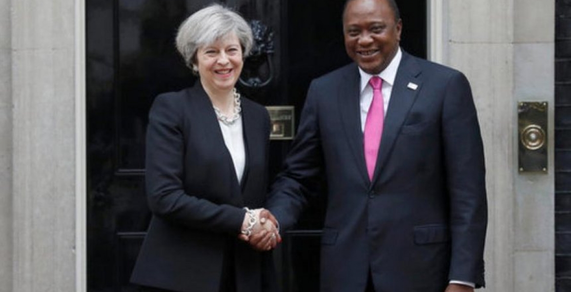 President Uhuru in London, Meets with British Prime Minister Theresa May