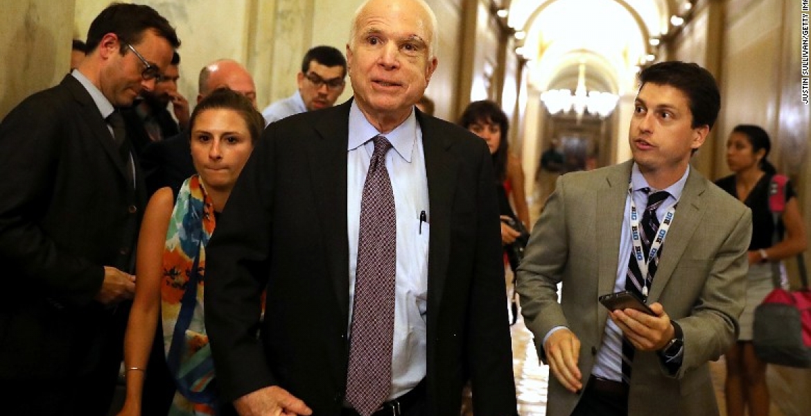 Obamacare Repeal Bill Dies in U.S. Senate as McCain Votes 'No'