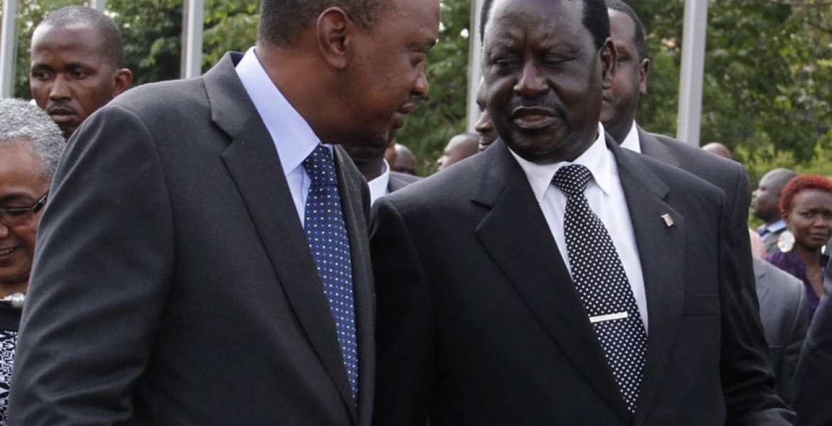 President Uhuru Ahead of Raila by Double Digits in New Opinion Poll