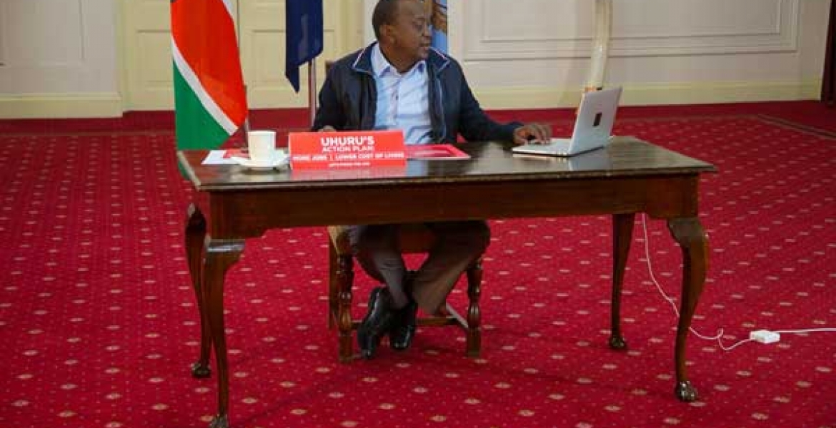 President Uhuru Engages Kenyans on Facebook Live Chat