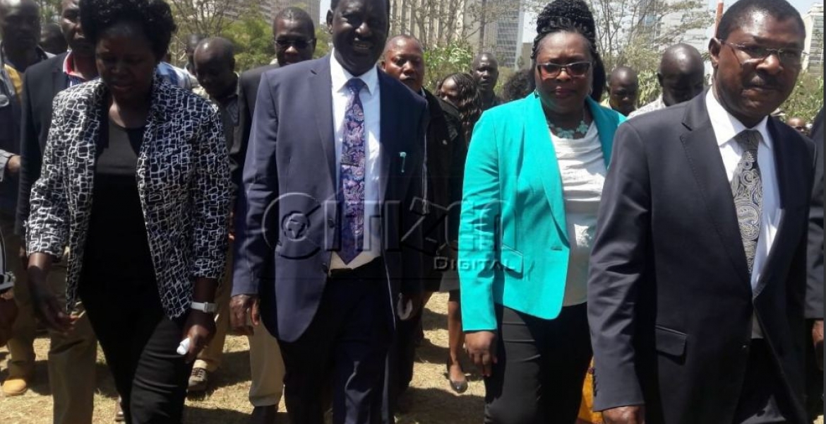 Raila, Wetang'ula Blocked from Addressing Prophet Owuor's Prayer Rally