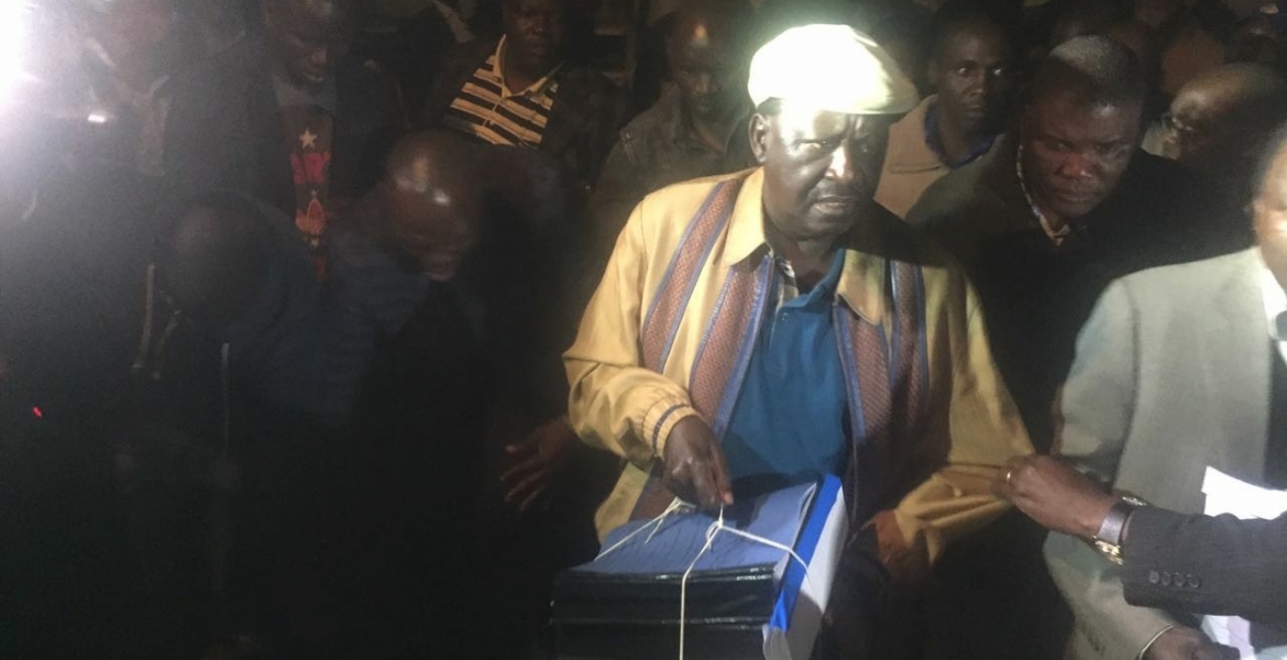 Raila Files 25,000-Page Presidential Petition at the Supreme Court