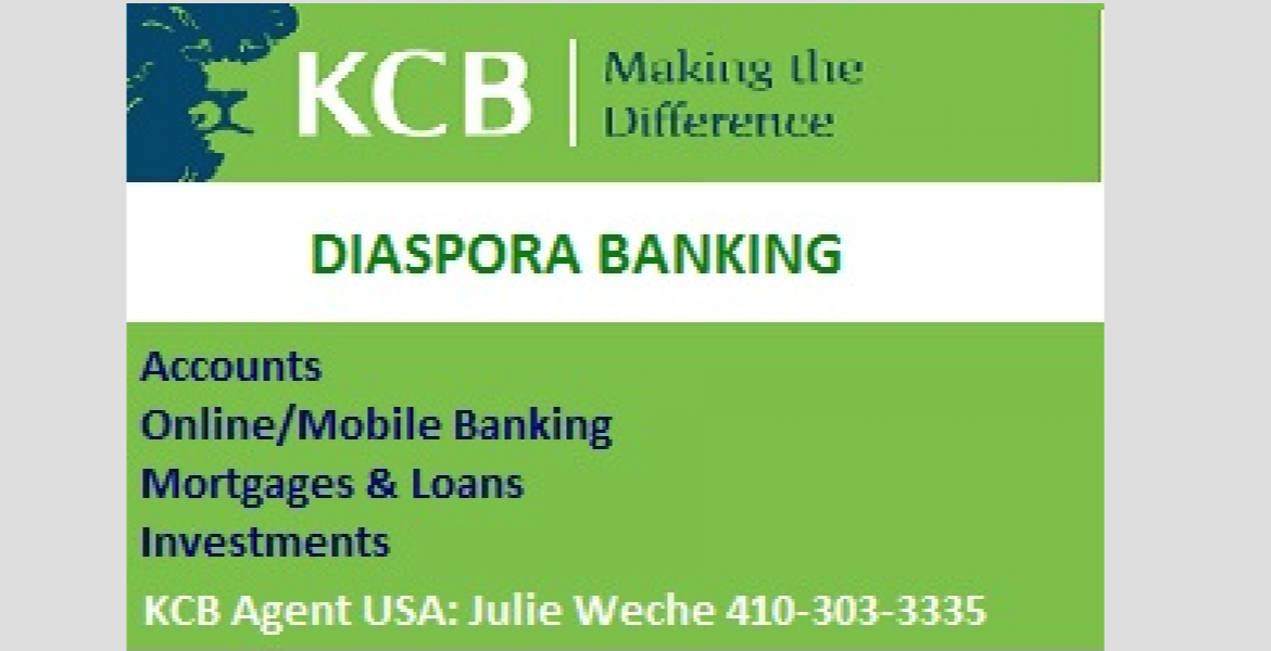 KCB Diaspora Banking Agent in Baltimore, Maryland